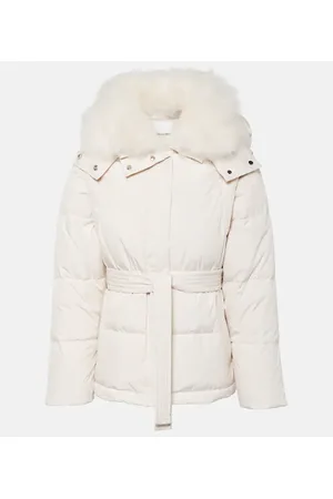 YVES SALOMON Chaqueta de plumas con borrego