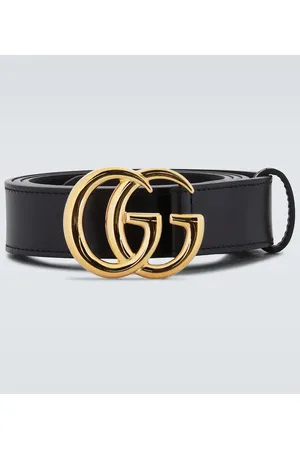 Gucci Cinturón GG Marmont de piel