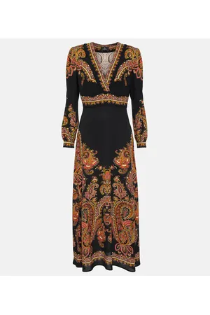 Etro Vestido midi de paisley