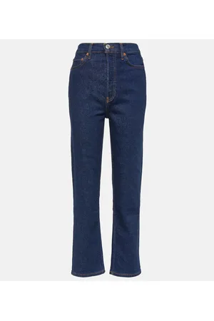 RE/DONE Jeans rectos 70s Stove Pipe de tiro alto