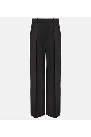 WARDROBE.NYC Pantalones anchos de lana virgen