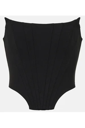 GIUSEPPE DI MORABITO Crop top en mezcla de lana
