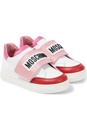 Moschino Zapatillas de piel con logo