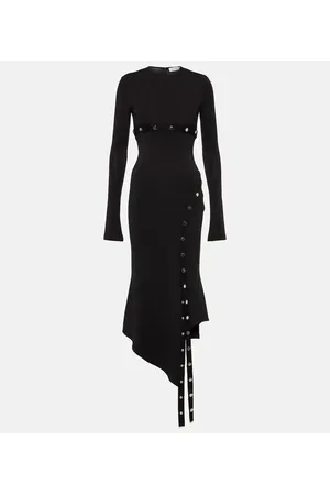 The Attico Vestido midi asimétrico