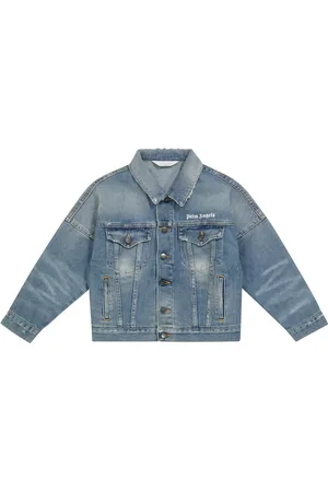 Palm Angels Chaqueta vaquera con logo