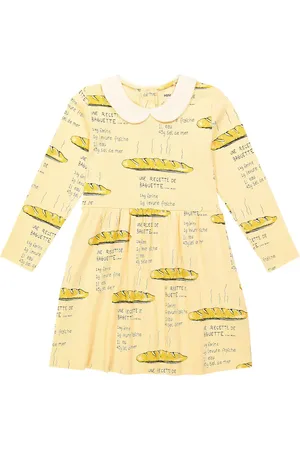 Mini Rodini Vestido de jersey de algodón estampado