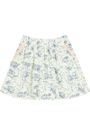 Scotch&Soda Falda de algodón estampada