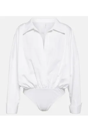 Norma Kamali Camisa Body oversized de algodón