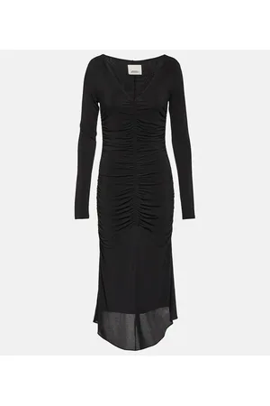 Isabel Marant Vestido midi Laly de jersey fruncido