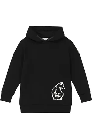 Moncler Vestido de algodón estampado