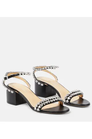 Mach & Mach Sandalias Audrey 55 de piel adornadas