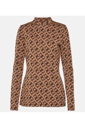 Diane von Furstenberg Top Birdie estampado