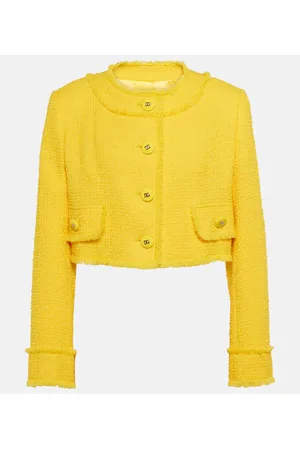 Dolce & Gabbana Chaqueta de tweed de mezcla de lana