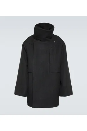 Rick Owens Abrigo de lana virgen