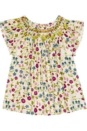 BONPOINT Blusa Ella de algodón floral