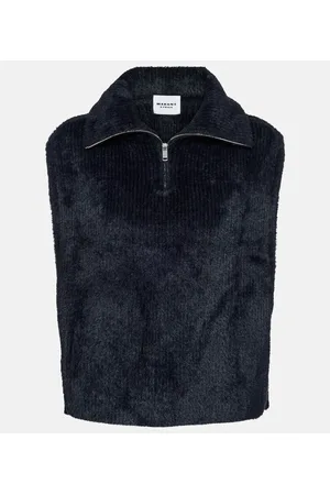 Marant Etoile Chaleco Milie de punto con cuello alto