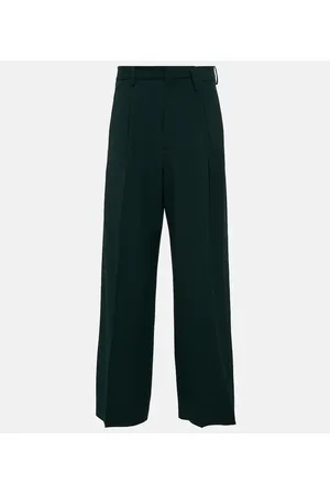 Maison Margiela Pantalones anchos plisados