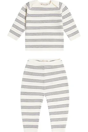 BONPOINT Bebé - conjunto Dini de jersey y pantalones de lana