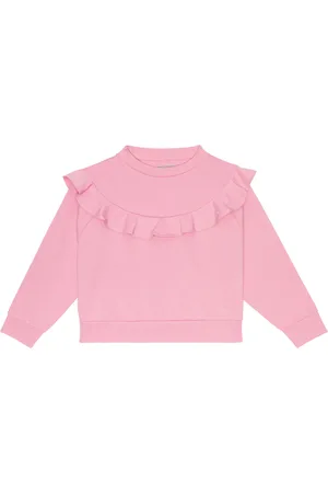 Il gufo Sudadera de algodón con volantes