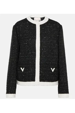 VALENTINO Chaqueta de tweed lamé