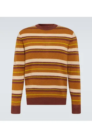 THE ELDER STATESMAN Jersey de cachemir a rayas