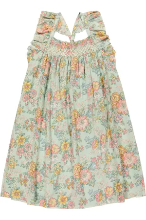 Louise Misha Vestido Mystralia de algodón floral