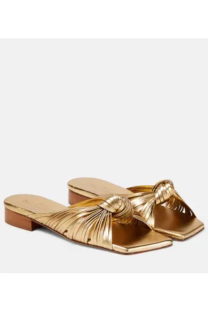 Souliers Martinez Sandalias Feston de piel