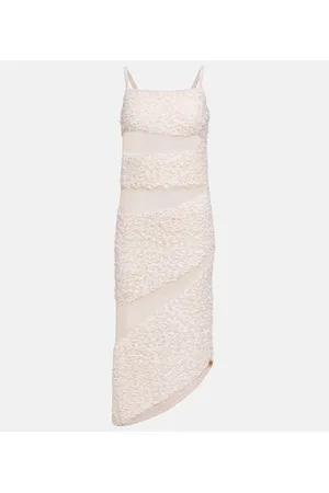 DION LEE Vestido de fiesta en mezcla de lino