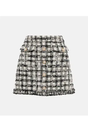 LOVESHACKFANCY Minifalda Nate de tweed