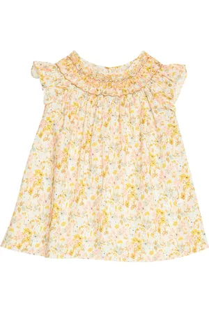 BONPOINT Blusa Ella de algodón floral