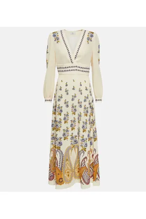 Etro Vestido midi de paisley