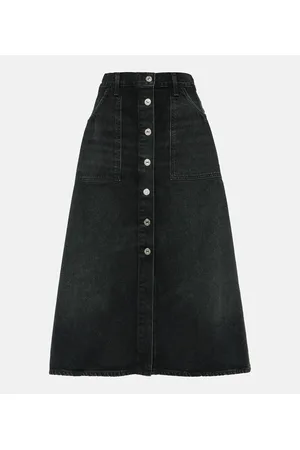Citizens of Humanity Falda midi de denim