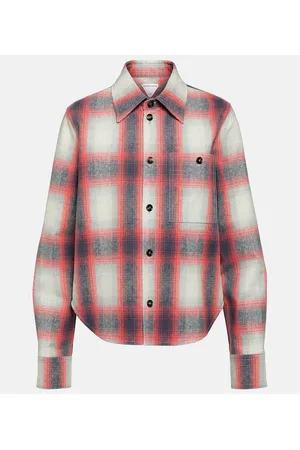 Bottega Veneta Sobrecamisa de piel estampada