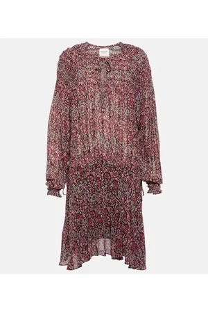 Marant Etoile Vestido corto Noanne de georgette