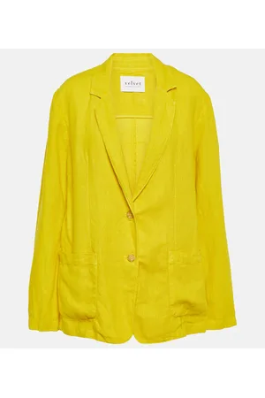 Velvet Blazer Cassie de lino