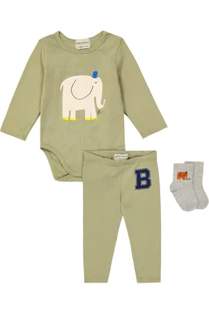 Bobo Choses Bebé - set de body, leggings y calcetines The Elephant