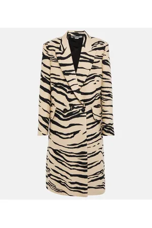 Stella McCartney Abrigo cruzado con estampado