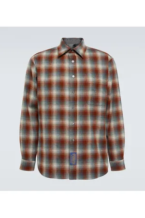 Maison Margiela X Pendleton camisa de lana a cuadros