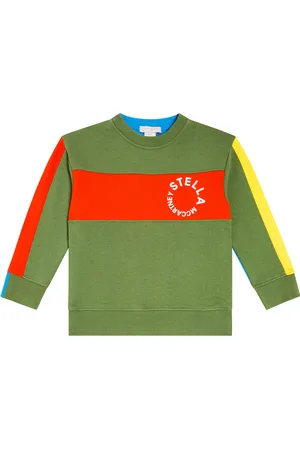 Stella McCartney Sudadera en jersey de algodón con logo