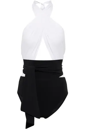 Karla Colletto Bañador con cuello halter