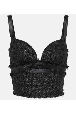 VERSACE Bustier bouclé
