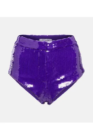 LAQUAN SMITH Shorts con lentejuelas