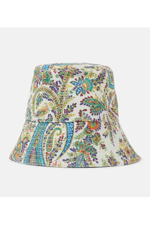 Etro Sombrero de pescador de algodón estampado