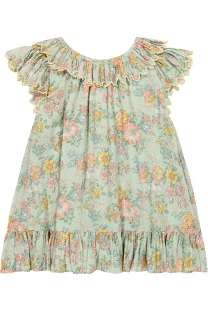 Louise Misha Vestido Natiya de algodón estampado