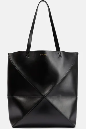Loewe Tote Puzzle Fold Large de piel