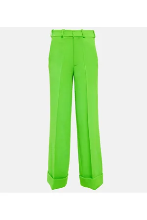 Christopher Kane Pantalones anchos de lana