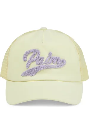Palm Angels Gorra de malla con logo bordado