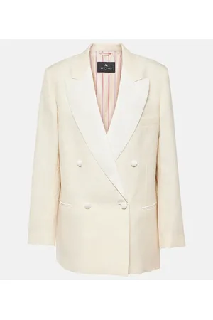 Etro Blazer en jacquard de lana y algodón