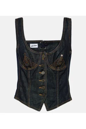 Jean Paul Gaultier Bustier de denim
