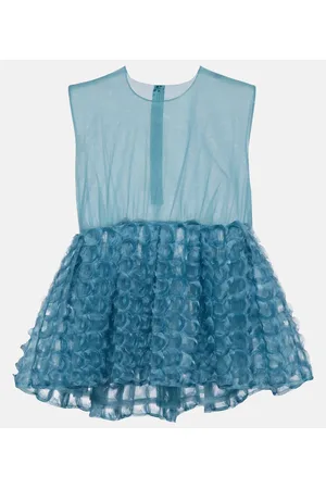 NOIR KEI NINOMIYA Vestido midi de tul con volantes